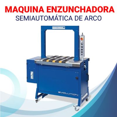 Maquina Enzunchadora Semiautomática de Arco para Zuncho Plástico